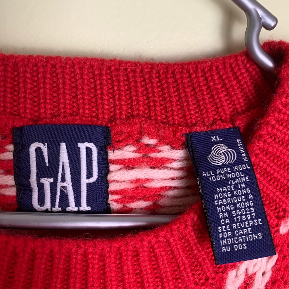 GAP 100% Wool Christmas Sweater - Picture 3 of 3